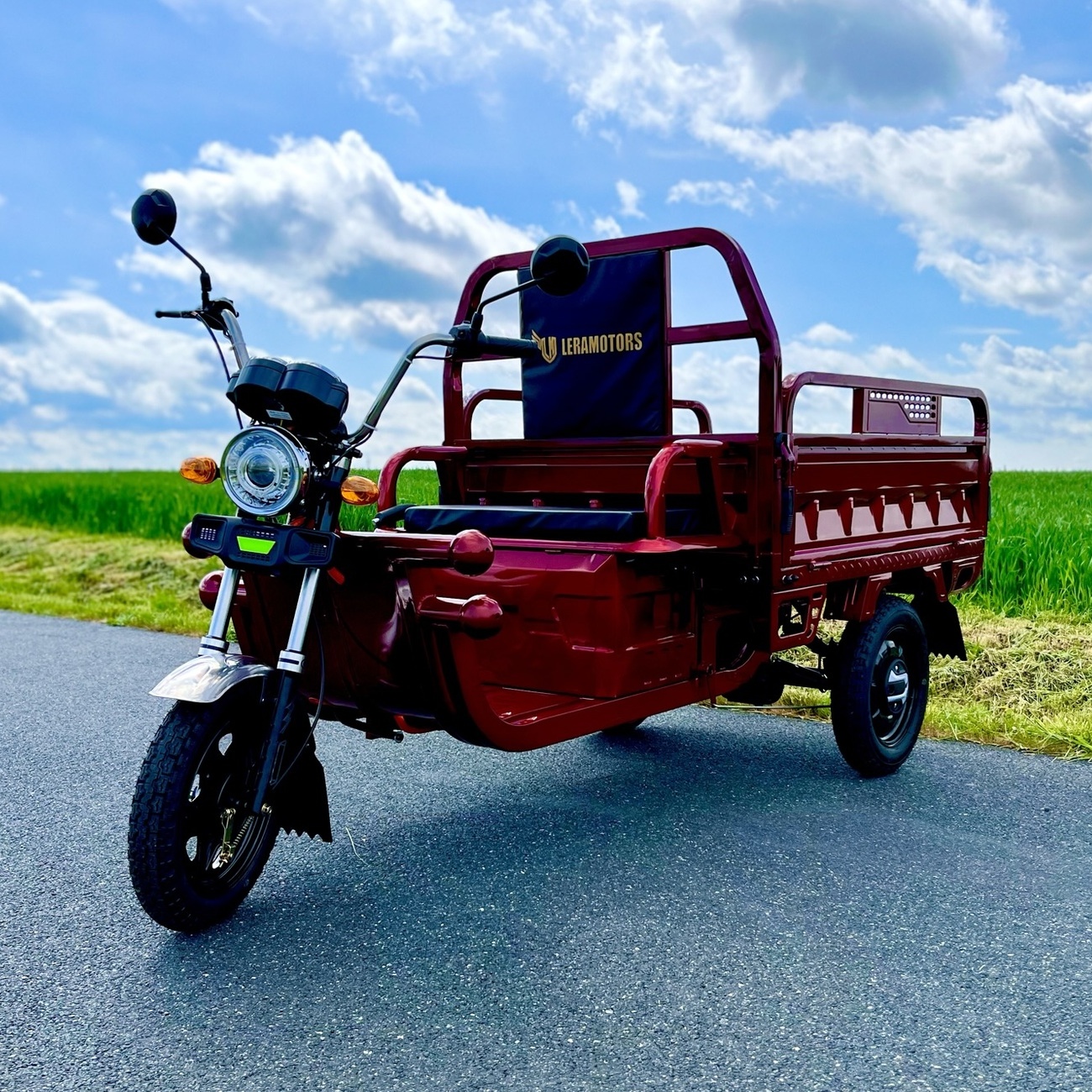 Technické využití elektrické tříkolky Leramotors Tuk Tuk Cargo G1 1000W 60V